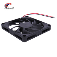 80x80x10mm DC Brushless 12V ventilateur de refroidissement d'ordinateur 80mm 8cm manchon silencieux roulement en plastique ventilateur à flux Axial 8010