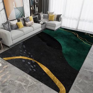 Elegante grande porte europeu estilo sala tapetes venda quente e personalizável para anti-derrapante e fácil manutenção