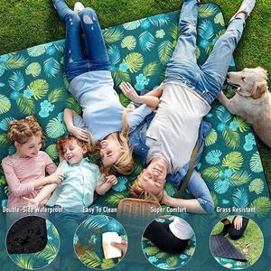 Durable Portable Foldable <b>Beach</b> Picnic <b>Blanket</b> Mat for Outdoor Activities for Hiking - Product Image 4