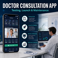 Desarrollo de Aplicaciones de Consulta Médica en Línea Personalizadas para IOS y Android con Videollamada, Prescripción y Gestión de Historiales Médicos