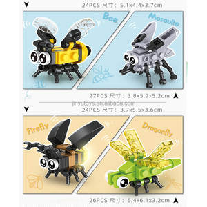 Modelo <span class=keywords><strong>de</strong></span> Insecto Pequeño, Bloques <span class=keywords><strong>de</strong></span> Construcción para Niños, Juguete Sorpresa para Huevos, Premio Educativo para <span class=keywords><strong>el</strong></span> Aula, Promoción, Juguete <span class=keywords><strong>de</strong></span> Insecto, Regalo para Niños, Juguetes - Product Image 5