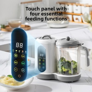 Robot culinaire multifonction électrique en plastique pour bébé, mixeur automatique transfrontalier avec fonctions de <span class=keywords><strong>cuisson</strong></span> vapeur et de minuterie - Product Image 3