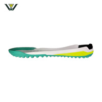 Semelles de chaussures de football DK Suela Manufacture pour hommes, légères, durables, antidérapantes, résistantes à l'eau, écologiques, haute adhérence, MD+RB
