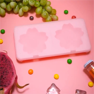 Mhc hoa anh đào hình dạng kem Khuôn <span class=keywords><strong>Silicone</strong></span> với bìa BPA miễn phí Gậy nắp cho trẻ em nhỏ Popsicle khuôn - Product Image 4