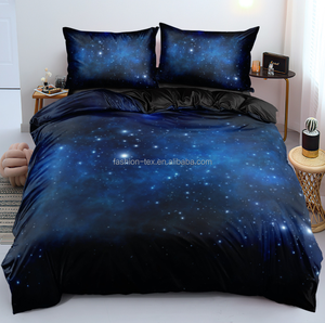 Astral đầy màu sắc 3D thiết kế sợi nhỏ vải Duvet cover sets giá rẻ nhà dệt tấm ga trải giường với gối trường hợp - Product Image 4