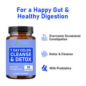 Cápsulas de Desintoxicación y Limpieza de Colon de Alta Calidad, 7 Días, con Hoja de Senna, Reparación de la Salud Intestinal, Control de Peso, Apoyo Digestivo - Product Image 2