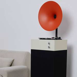 Tocadiscos de Vinilo Moderno Personalizado de Fábrica, Tocadiscos Integrado con Bluetooth, Estéreo, Decorativo, de Alta Fidelidad - Product Image 5