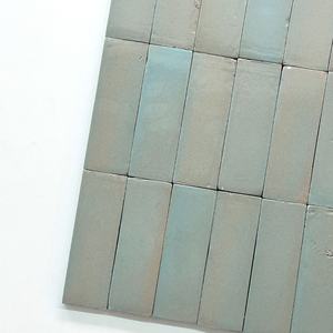 Carreaux en porcelaine zellige carrés bleu clair faits à la main, carreaux muraux en céramique rustique de haute qualité, intérieur luxueux, antibactérien, <span class=keywords><strong>maison</strong></span> - Product Image 6
