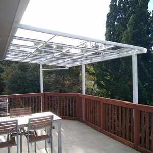 Toldo de Aleación de Aluminio <span class=keywords><strong>para</strong></span> Exteriores, Resistente a la Lluvia, con <span class=keywords><strong>Cristal</strong></span>, <span class=keywords><strong>para</strong></span> Hogar, Villa, Patio, Aleros, Balcón, Terraza - Product Image 2