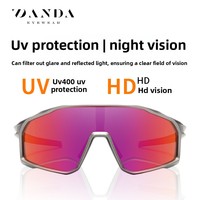 Kacamata Sepeda Sport Fashion Cross-border Selling Myopia Polarizer S17101 dengan Proteksi UV400 untuk Penggunaan Luar Ruangan