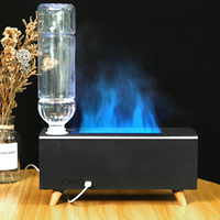 CF Simulation flamme Mini Aroma Machine couleur cheminée humidificateur huile essentielle télécommande bureau silencieux cheminée diffuseur