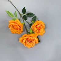 EG-S169 weiße rote rosa lila einzelrose künstliche blumen seidenrosen massenblumen