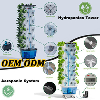 Système de culture hydroponique verticale, tours hydroponiques, éclairage LED pour la culture de la laitue