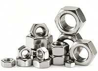 Écrous hexagonaux sur mesure conformes à la norme DIN934, en acier inoxydable 304 antirouille, entièrement filetés, pour usage automobile