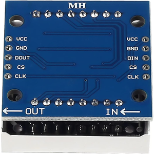 MAX7219 8x8 LED Dot Matrix Display Module 5V, MCU Control <b>DIY</b> <b>Kit</b>, For Arduino, Raspberry Pi & Microcontroller - Product Image 5