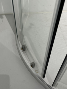 Usine Suez Produire Écran de douche coulissant en verre trempé Porte de douche incurvée pour hôtel - Product Image 3