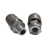 OEM USA Type Hydraulique Série PD243 Acier Inoxydable SS316 Filetage Hexagonal Femelle Adaptateur à Connexion Rapide Raccord à Dégagement Rapide