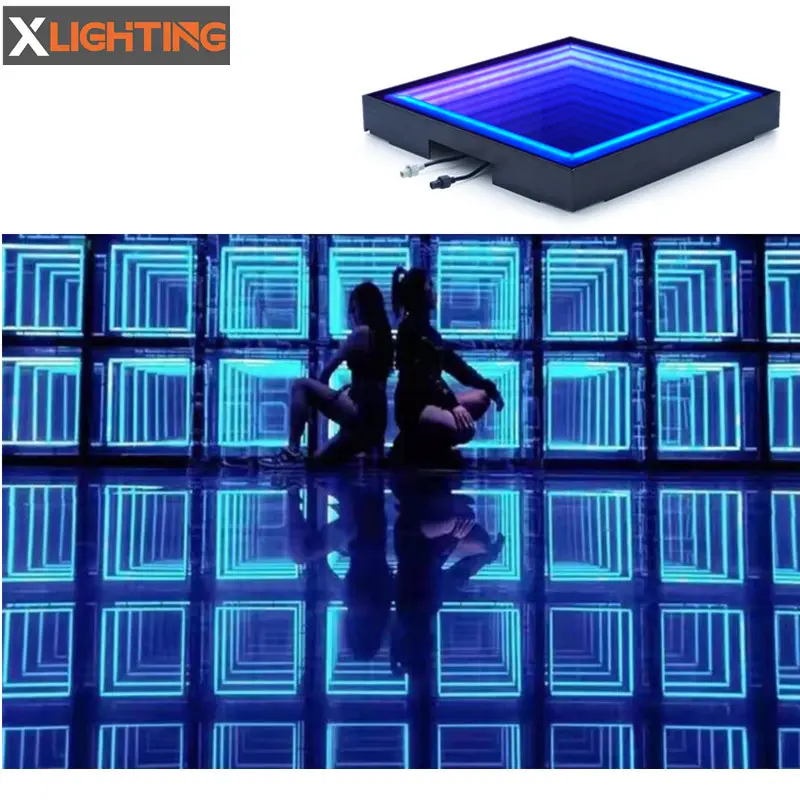 Wholesaleポータブルダンスフロア50 × 50センチメートル磁気ledステージディスコイベントレンタルのためにダンスフロア