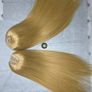 Extensiones de Cabello Humano Liso Rubio Virgen Vietnamita, Tejido de Cabello en U Part Doble, para Salón - Product Image 2