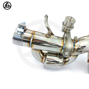 Scarico Valvolato Sottovuoto in Acciaio Inox di Alta Qualità CSZ per <span class=keywords><strong>Ferrari</strong></span> F8 3.9T, Axle-Back Valvolato Pneumatico SS304 con Controllo Remoto - Product Image 4