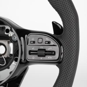 Volant en cuir de qualité supérieure pour <span class=keywords><strong>Mercedes</strong></span> Classe C, E, S, CLS, GLK, GLC, GLE, GLS, GLA, GLB, G, <span class=keywords><strong>SL</strong></span>, SLK, SLC - Product Image 3