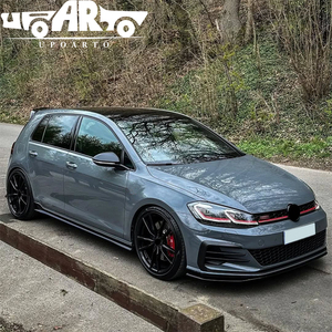 Jupe latérale d'extension de jupe latérale nouvellement répertoriée jupes latérales de Style GTI TCR noir brillant pour <span class=keywords><strong>VW</strong></span> <span class=keywords><strong>Golf</strong></span> 7 7.5 7 R-line 7.5 R-line Car - Product Image 4