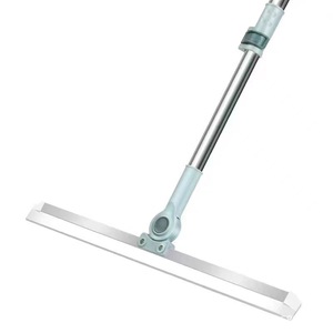 Nouvelle brosse de nettoyage magique avec manche long réglable 180 °   Serpillère rotative en silicone pour sols, vitres et salles de bain domestiques - Product Image 1