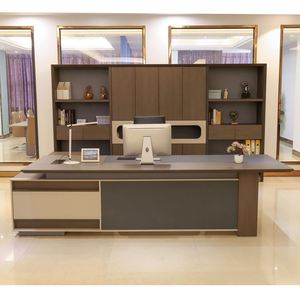 Table de bureau durable pour <span class=keywords><strong>secrétaire</strong></span> et directeur, taille compacte pour la maison - Product Image 6
