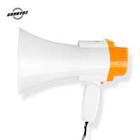 Professionnel 35W Handy Megaphone Enregistrement Portable SIiren Musique Micro Intégré Radio Mégaphone