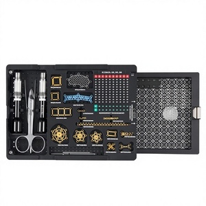 BISONS Kit de Neurocirugía al por Mayor: Juego Manual de Placas Cranianas de Titanio de 1.5mm, Cubiertas para Orificios, Malla y Tornillos - Product Image 1