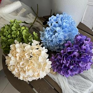 ดอกไฮเดรนเยียประดิษฐ์สีขาวขนาดใหญ่สำหรับตกแต่งงานแต่งงานและประดับโต๊ะ - Product Image 3