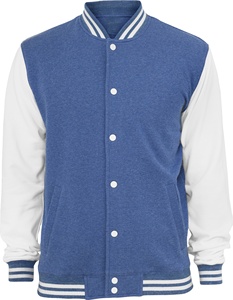 De alta calidad de lana cuerpo mangas de cuero bombardero chaqueta - Product Image 1