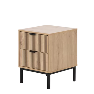 غرفة معيشة منزلية طاولة بجانب السرير طاولة خشبية خفيفة الوزن بلون طبيعي - Product Image 3