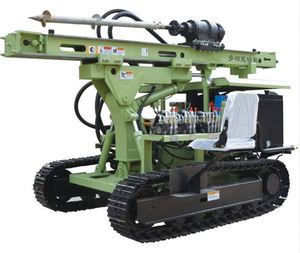 Perforatrice pneumatique multifonctionnelle sur chenilles HJH ZY168 56kW 4710kg pour forage de pieux et dynamitage de roches, profondeur 20-100m - Product Image 1