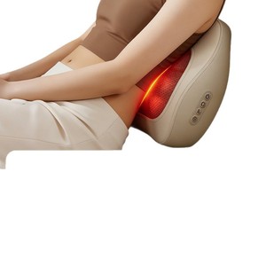 AUX <b>Neck</b> Massager Kneading <b>Pillow</b> Rechargeable Lithium Battery Back <b>Neck</b> Shoulder Massage <b>Pillow</b> - Product Image 1