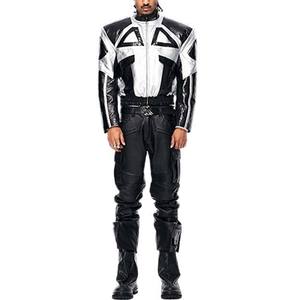 Giacca in Pelle da Uomo Personalizzata DIHUI OEM, Design alla Moda con Colletto Alto, Giacca da Moto Neutra - Product Image 4