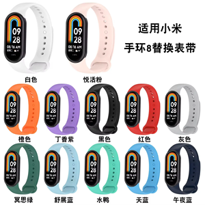 Pulsera inteligente de repuesto de silicona TPU transparente personalizada Mi Band 8 <span class=keywords><strong>correa</strong></span> de muñeca <span class=keywords><strong>Correa</strong></span> Relogio para Xiaomi Mi Band 8 - Product Image 5