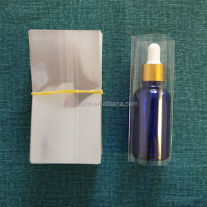 Paquete de <span class=keywords><strong>200</strong></span> Fundas Termoencogibles de PET de 56 <span class=keywords><strong>mm</strong></span>, Película Retráctil <span class=keywords><strong>Transparente</strong></span> de <span class=keywords><strong>PVC</strong></span> Suave a Prueba de Humedad para Botellas de Cosméticos, Perfumes y Lociones de 30-34 <span class=keywords><strong>mm</strong></span> - Product Image 6