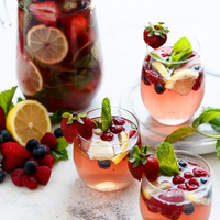 Bloem Fruit Thee Giet Land Droom Aardbei Smaak Fruit Thee Grote Graan Spot Losse Thee