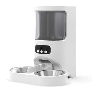 Dispensador de Ração para Gatos e Cães com Controle Remoto, WiFi e APP, Máquina de Alimentação Durável, Alimentador Automático Inteligente com Temporizador e Quantidade Controlada - Product Image 1