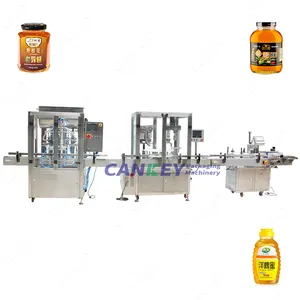 Machine de remplissage de sirop de capsulage de boisson de jus de bouteille complètement automatique