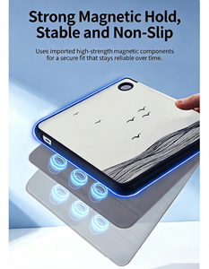Étui à rabat magnétique pour Kobo Libra Colour 2024, fonction veille/réveil automatique, longue autonomie <span class=keywords><strong>de</strong></span> <span class=keywords><strong>la</strong></span> batterie, coque antichoc imprimée pour Kobo Libra 2 - Product Image 3