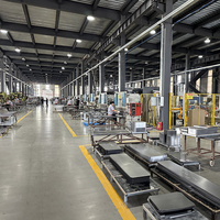 Support d'imprimante à 3 niveaux JH-Mech avec roulettes verrouillables pour bureau à domicile, support d'imprimante mobile industriel en acier brun