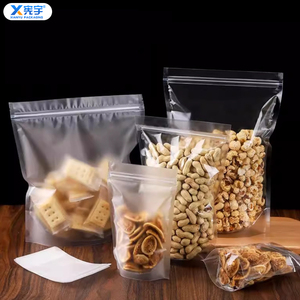 Sacs d'emballage en plastique transparents <span class=keywords><strong>de</strong></span> qualité alimentaire avec fermeture éclair, thermoscellables, pour aliments, bonbons, collations, noix, aliments pour animaux <span class=keywords><strong>de</strong></span> compagnie - En stock - Product Image 5