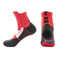 Calcetines deportivos de alta calidad para hombre, medias Elite transpirables de bádminton, venta al por mayor
