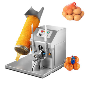 Powder Particle Shape Packing Machine Fruit Mesh <b>Net</b> <b>Bag</b> Packing Machine Tomoato Mesh <b>Bag</b> Clipping Sealing Machine - Product Image 4