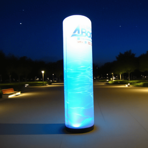 Gradient LED Đèn bơm hơi dạ quang cho quảng cáo ngoài trời sự kiện bầu không khí tạo cột bên sử dụng-Vận chuyển đường biển - Product Image 1