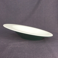 Assiette creuse occidentale en mélamine rouge et blanche, écologique, pour restaurants et hôtels, durable et compatible lave-vaisselle