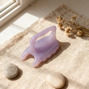 Masajeador Manual de Resina Natural, Herramienta de Masaje Corporal, Textura Cremosa y Cálida, Ecológico, Sin Electricidad, Relajante Muscular para Spa en Casa - Product Image 1