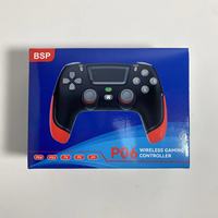 Controlador de Juego con Programación Macro para PS4, Compatible con PS4/Slim/Pro/PC, con Joystick 360°, Doble Vibración y Sensor de Movimiento de 6 Ejes